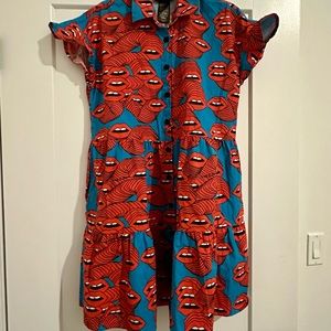 Nooworks - Mouths Print Eloise Dress